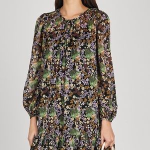 ByTimo Floral Tiered Mini Dress